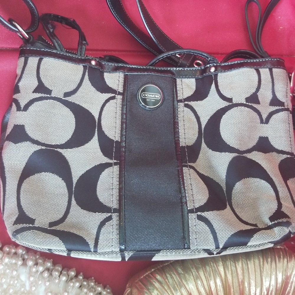 Coach hand bag